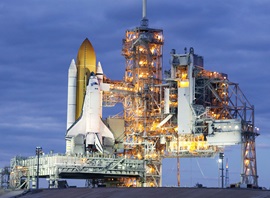 Rockets in launching pad