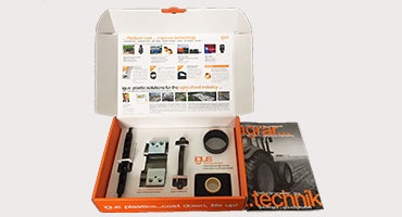 Sample box agricultural machinery