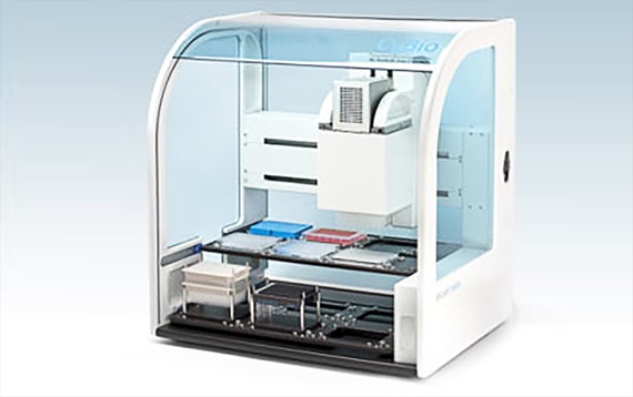 Use in a laboratory unit for liquid handling.