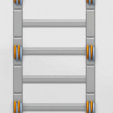 Split plastic roller