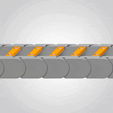 Double, rectangular end stop dog