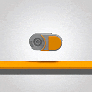 Double, rectangular end stop dog