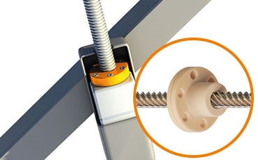 drylin lead screw nut in photovoltaic tracker