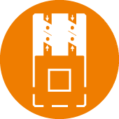 Many mounting options with drylin® Q linear square guides