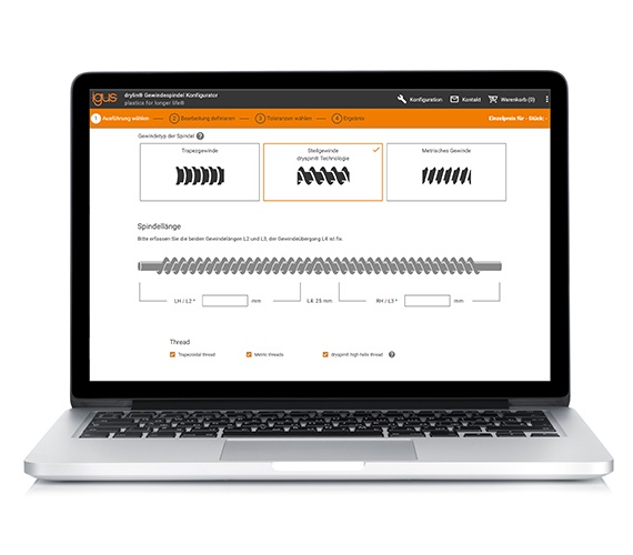 Lead screw configurator