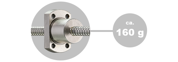 Reduce weight by 88%