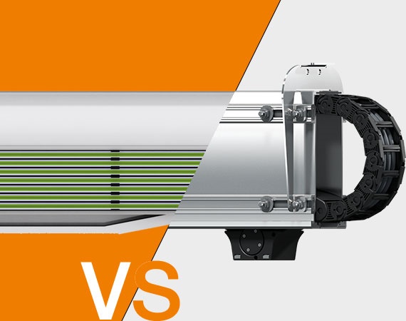 Energy chain systems instead of busbars