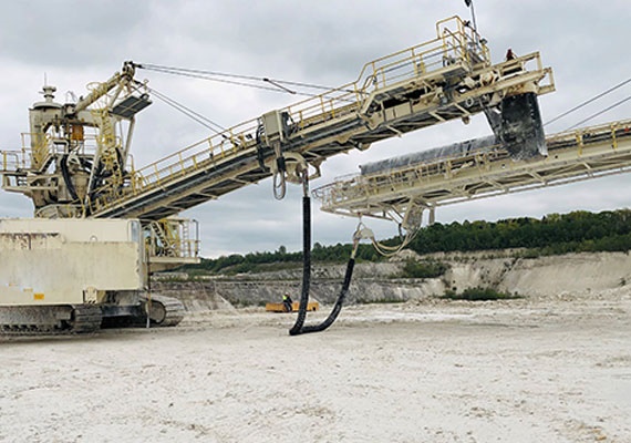 e-loop in bucket wheel excavators