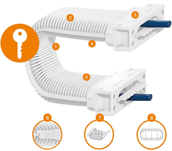 e-skin corrugated tube