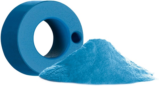 Workpiece with coating and iglidur IC-05 coating powder