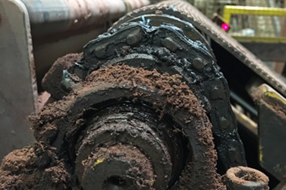 Dirt adhered to the lubricated metal bearings and caused them to fail shortly afterwards.