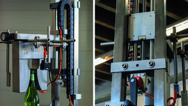 Inspection unit for industrial test processes