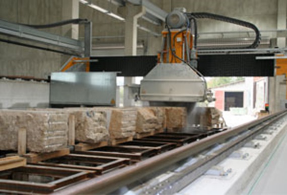 Stone sawing plants