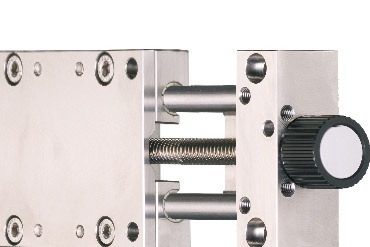 Stainless steel linear axis with lead screw drive