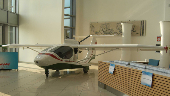 Microlight aeroplane