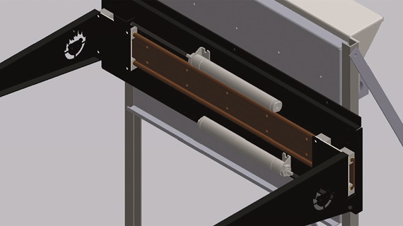 Stacking robot with drylin W linear guide