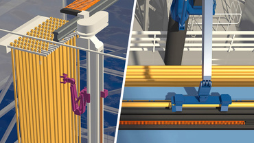 e-chains for pipe handling