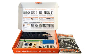 Packaging industry sample box