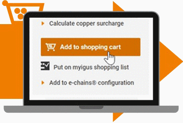 HARTING & igus: shopping cart