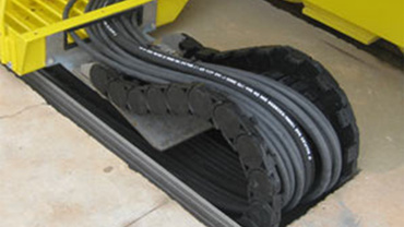 Energy chain rocket launching site