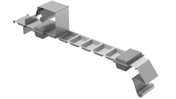 Schematic diagram of packaging unit