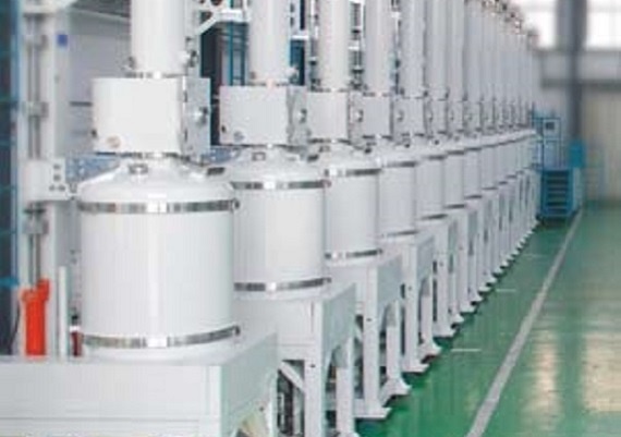 easytube single-tube linear unit in a solar silicon plant