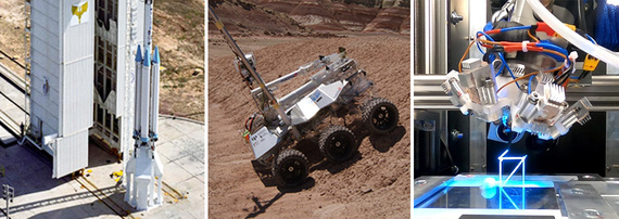 Areas of application in aerospace