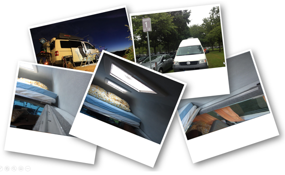 Roof conversion of the VW T5 with drylin N rail