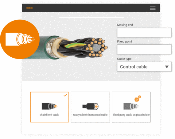 Energy chain configurator