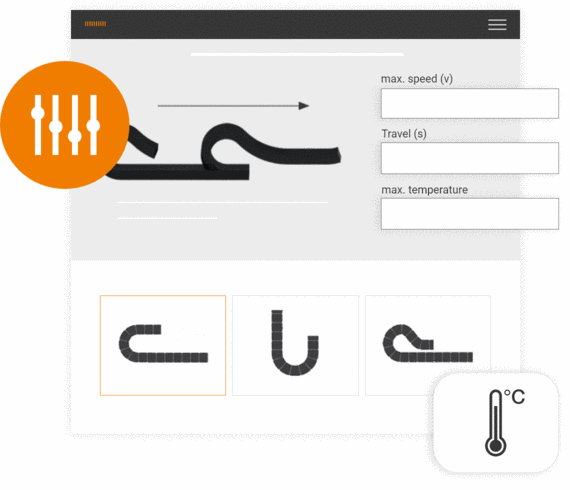 Energy chain configurator