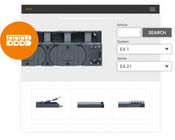 Service life calculator for energy chains