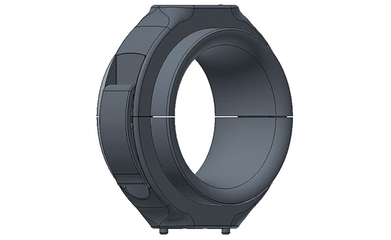 Gliding feed-through without swivel bearing for triflex R