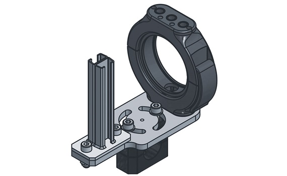 Heavy duty connection 3D drawing