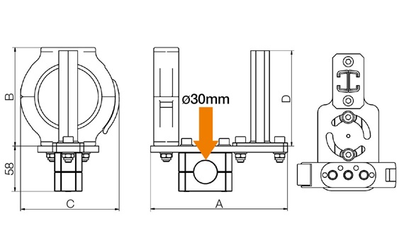 triflex R 3D heavy duty connection