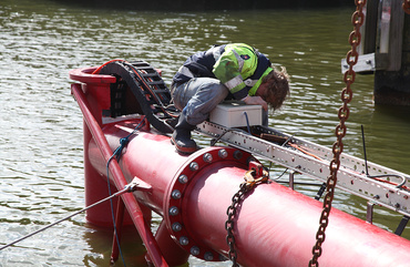 Tidal turbine from Tocardo with e-chain