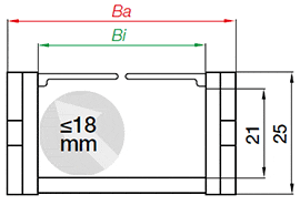 ZF14 Cross-section drawing