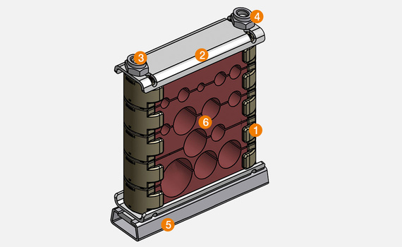 Strain relief connector system CFB