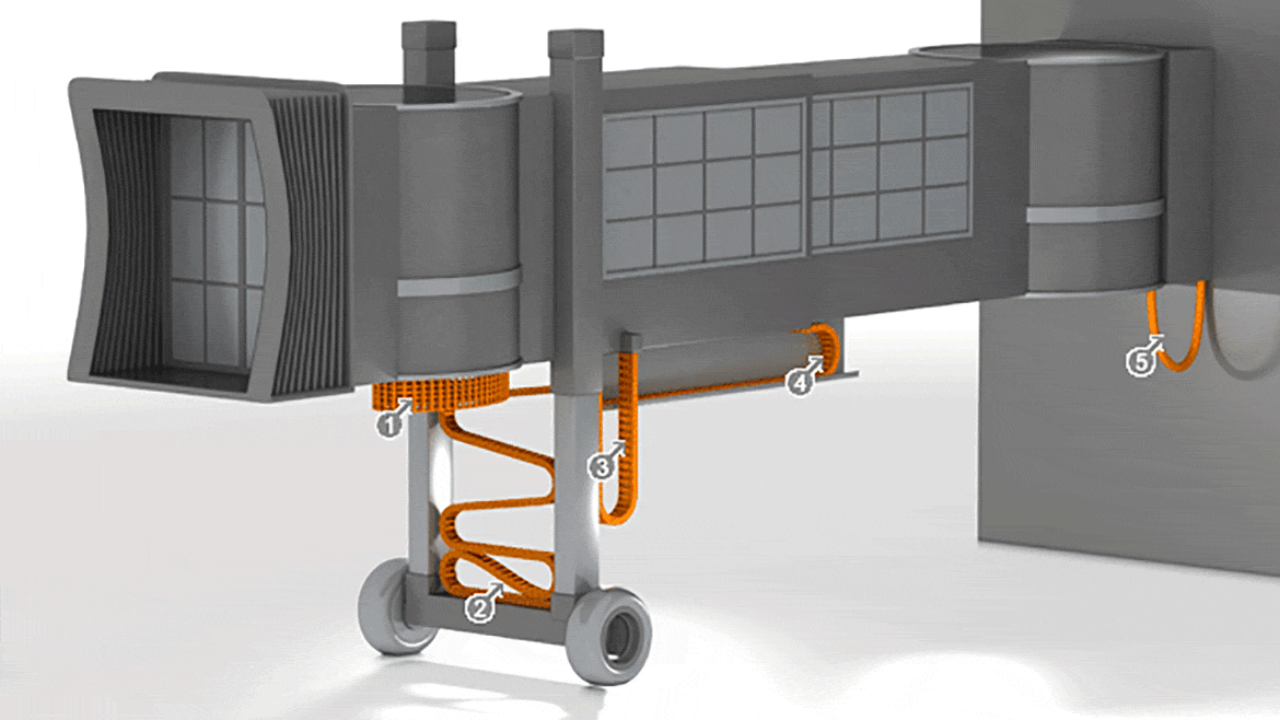 Passenger bridge design