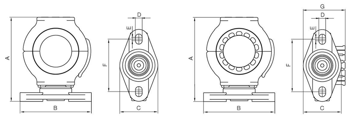 Swivel bearings