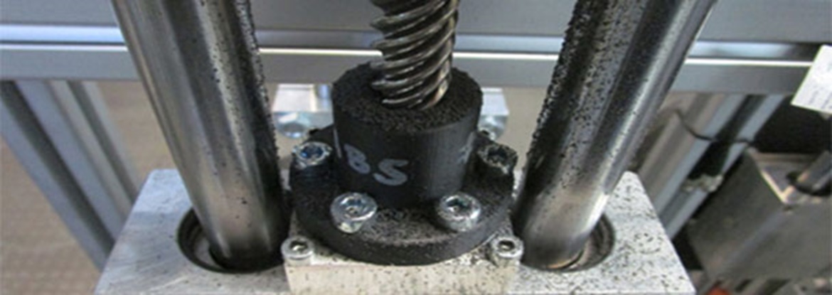 Test setup for drive nut